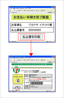 払込票を印刷