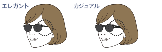 テンプルの太さ