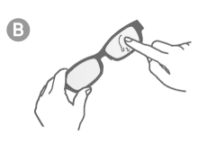 step1 水で汚れを洗い流す B
